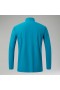 Men 24/7 Half Zip Long Sleeve Tech Tee -Turquoise | Berghaus T-Shirts