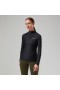 Women 24/7 Tech Tee Long Sleeve Half Zip -Black | Berghaus T-Shirts