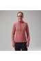 Women MTN Guide Long Sleeve Half Zip -Red | Berghaus Baselayers