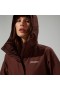 Women Omeara Long Waterproof Jacket -Brown | Berghaus Waterproof