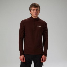Men Ivyhill Half Zip Top -Brown | Berghaus T-Shirts