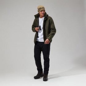 Men RG Alpha 2.0 Gemini Waterproof 3in1 Jacket -Green | Berghaus Waterproof