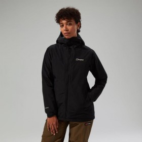 Women Deluge Pro 3.0 Insulated Waterproof Jacket -Black | Berghaus Waterproof