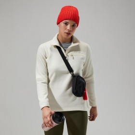 Women Prism 2.0 Micro Half Zip Fleece -Natural | Berghaus Fleece