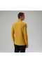  Camiseta masculina de manga comprida com meio zíper 24/7 - Amarela | Berghaus T-Shirts