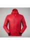  Moletom com capuz masculino MTN Arete LB em material sintético - Vermelho/Preto | Berghaus Hoodies