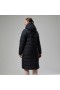  Jaqueta longa feminina Embo 4 em 1 com isolamento de plumas - Preta | Berghaus Insulated