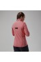  Camiseta feminina de manga comprida com meio zíper MTN Guide - Vermelha | Berghaus Baselayers