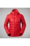  Casaco com capuz feminino MTN Seeker MW Down - Vermelho | Berghaus Hoodies