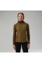 Jaqueta feminina Nula Hybrid com isolamento sintético - Verde | Berghaus Insulated