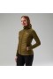 Jaqueta feminina Nula Hybrid com isolamento sintético - Verde | Berghaus Insulated
