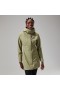 Jaqueta longa feminina Omeara - Verde | Berghaus Impermeável