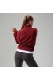  Jaqueta de lã cropped urbana feminina - Vermelho escuro | Berghaus Fleece