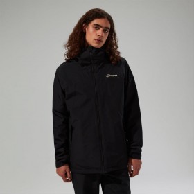  Jaqueta impermeável com isolamento térmico Deluge Pro 3.0 para homem - Preta | Berghaus Waterproof