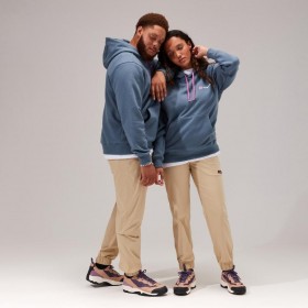 Moletom com capuz masculino Heritage Small Logo - Azul Escuro | Berghaus Hoodies