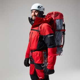  Jaqueta masculina MTN Guide GTX Pro - Vermelha/Preta | Berghaus Impermeável