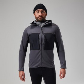  Moletom com capuz masculino MTN Guide MW - Cinza/Preto | Berghaus Hoodies