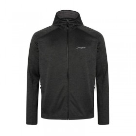  Casaco polar interativo com capuz Spitzer para homem - Preto | Berghaus Fleece