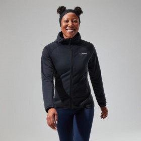  Moletom com capuz feminino Heuberg - Preto/Cinza | Moletons Berghaus