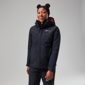  Jaqueta feminina Hillwalker InterActive - Preta | Berghaus Impermeável