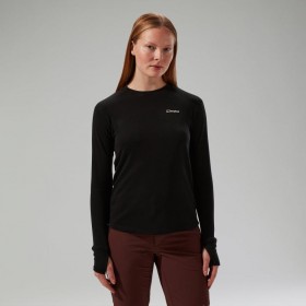 Moletom feminino Ivyhill Crew - Preto | Berghaus