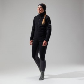  Legging feminina MTN Seeker ST - Preto/Cinza | Leggings Berghaus
