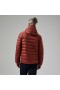  Férfi Silksworth kapucnis pehelykabát, piros | Berghaus Insulated