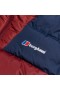  Férfi Urban Ronnas Reflect kabát - sötétpiros/sötétkék | Berghaus Lightweight