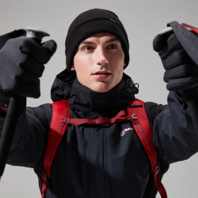  Férfi Hillwalker InterActive vízálló kabát - Fekete | Berghaus