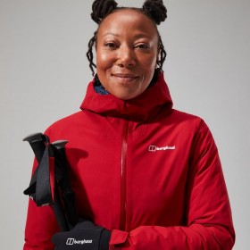 Seaicéad Aeráilte Mehan do Mhná - Dearg Dorcha | Berghaus Uiscedhíonach