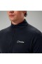  Maglia con mezza zip Ivyhill da uomo - Nera | Magliette Berghaus