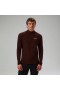  Maglia con mezza zip Ivyhill da uomo - Marrone | Magliette Berghaus