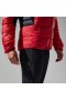  Felpa con cappuccio MTN Arete Ultra Down da uomo - Rosso/Nero | Berghaus Insulated