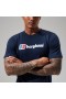 Maglietta da uomo con logo Big Classic Organic blu scuro | Magliette Berghaus