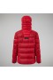  Felpa con cappuccio MTN Arete Ultra Down da donna - Rossa | Berghaus Insulated