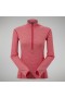  Maglia intima da donna MTN Guide a maniche lunghe con mezza zip - Rossa | Strati base Berghaus
