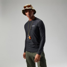  Maglietta tecnica a maniche lunghe da uomo 24/7 - Nera | Magliette Berghaus