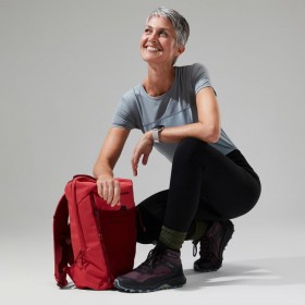  Maglietta tecnica super elasticizzata Voyager da donna - Grigio/Grigio chiaro | Magliette Berghaus