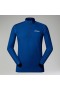 メンズ 247 ハーフジップ ロングスリーブ テックTシャツ - ブルー | Berghaus Tシャツ