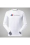 メンズ オーガニック ビッグロゴ ロングスリーブTシャツ ホワイト | Berghaus Tシャツ