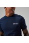 メンズ オーガニック クラシック ロゴ Tシャツ ダークブルー | Berghaus Tシャツ