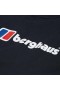 メンズ オーガニック フロント＆バック ロゴ Tシャツ ブラック | Berghaus Tシャツ