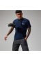 メンズ オーガニック フロント＆バックロゴTシャツ ダークブルー | Berghaus Tシャツ