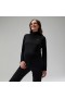 レディース 24/7 ハーフジップ マタニティ ロングスリーブ テックTシャツ ブラック | Berghaus Tシャツ