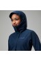 レディース Omeara ロング ウォータープルーフ ジャケット - ブルー | Berghaus ウォータープルーフ
