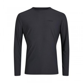 メンズ 24/7 ロングスリーブ ベースレイヤー - グレー | Berghaus ベースレイヤー