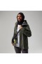  Dame Nalleru Gemini 3In1 jakke -Grønn | Berghaus vanntett