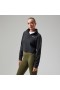  Berghaus Fleecejakke Urban Prism Crop Halv Glidelås Dame Svart