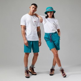  Herre/Dame Heritage F&B Logo T-skjorter – Hvite | Berghaus T-skjorter