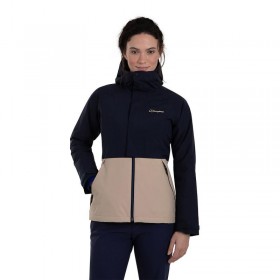  Dame Rhyna Jakke – Blå/Naturfarget | Berghaus Lightweight